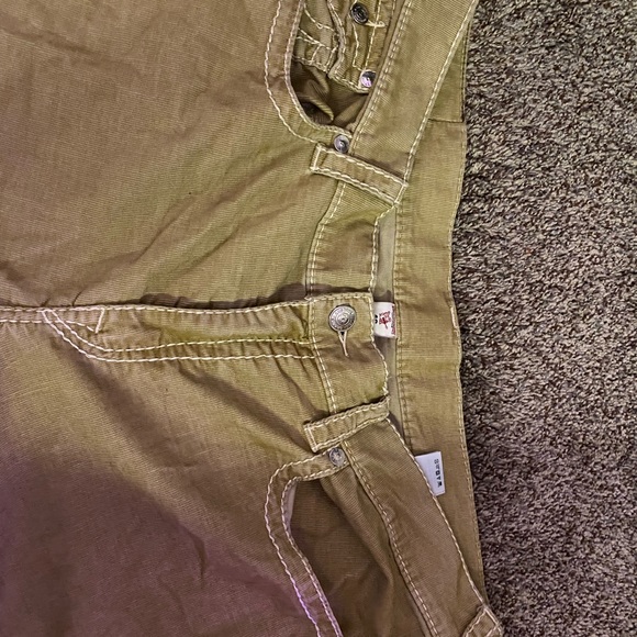 Mens True Religion World Tour Jeans / Color: Beige-Tan / Size: 42 - Picture 4 of 6